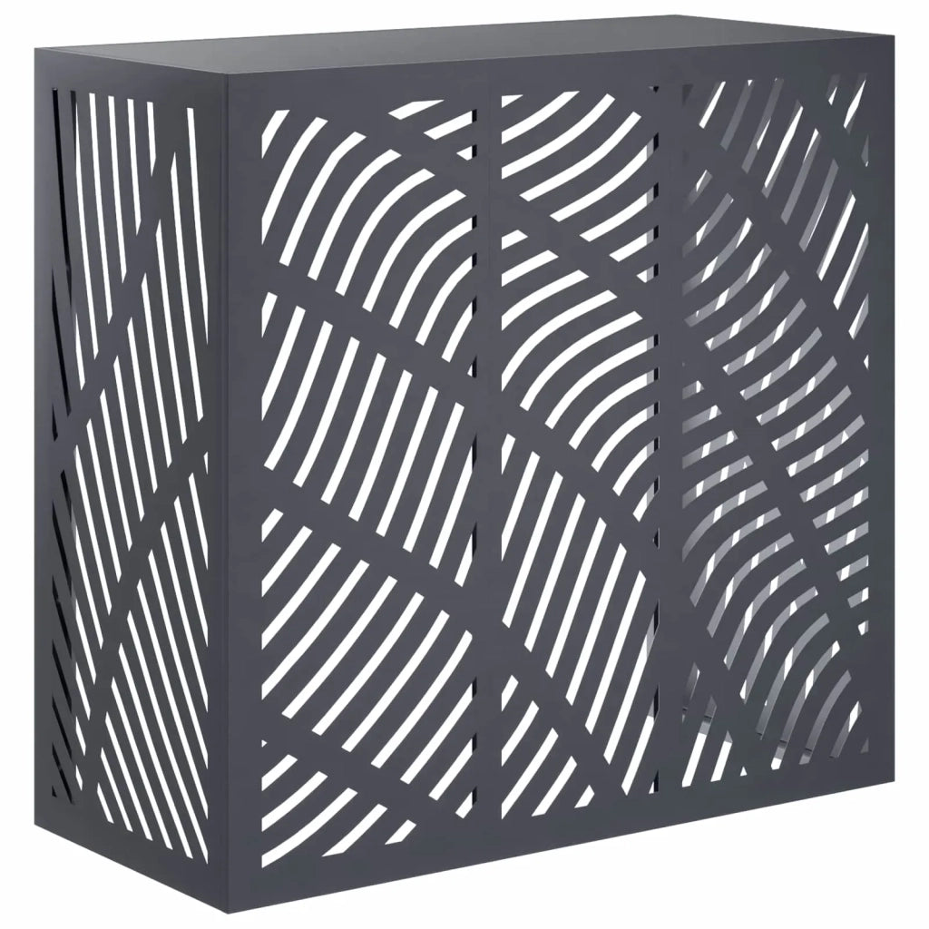 Copertura per condizionatore d'aria Antracite 110 x 50 x 105 cm 8014117