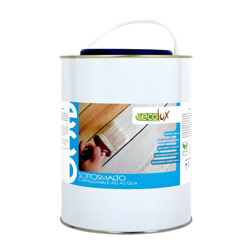 Ecolux sottosmalto acrilico fondo riempitivo legno bianco *** formato 2.5 lt, confezione 1