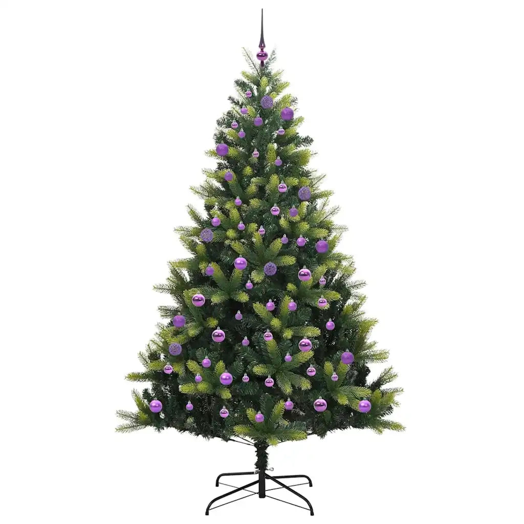 Albero di Natale Artificiale a Cerniera con 300 LED 240 cm 3396015