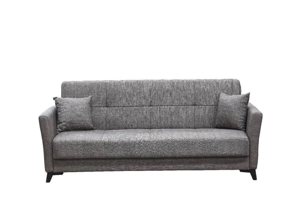 Divano Pronto Letto 3 Posti cm. 210x88x82 con contenitore Loren Velluto