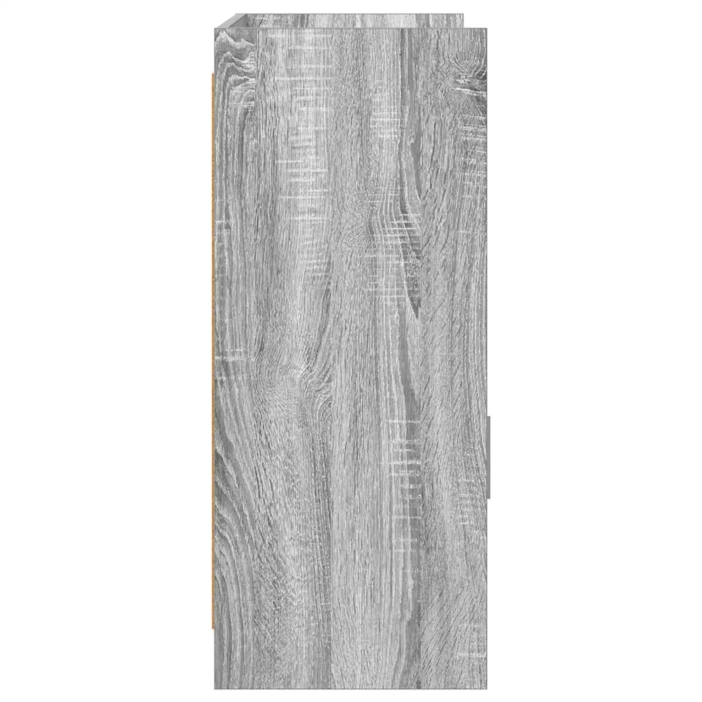 Credenza Sonoma grigio 98,5 x 33 x 80 cm Legno ingegnerizzato 8011144