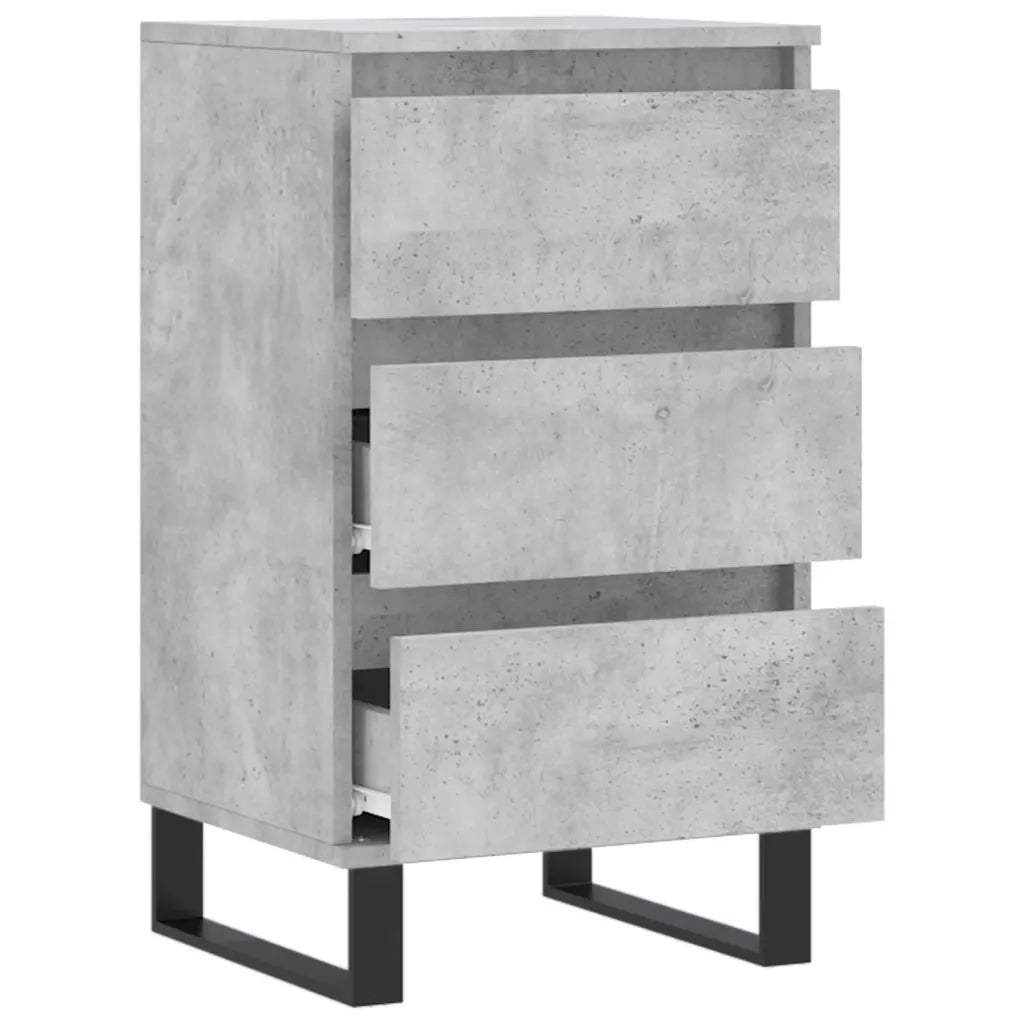 Credenza-Buffet-Armadio da cucina Grigio Cemento 40x35x70 cm in Legno Multistrato 926490