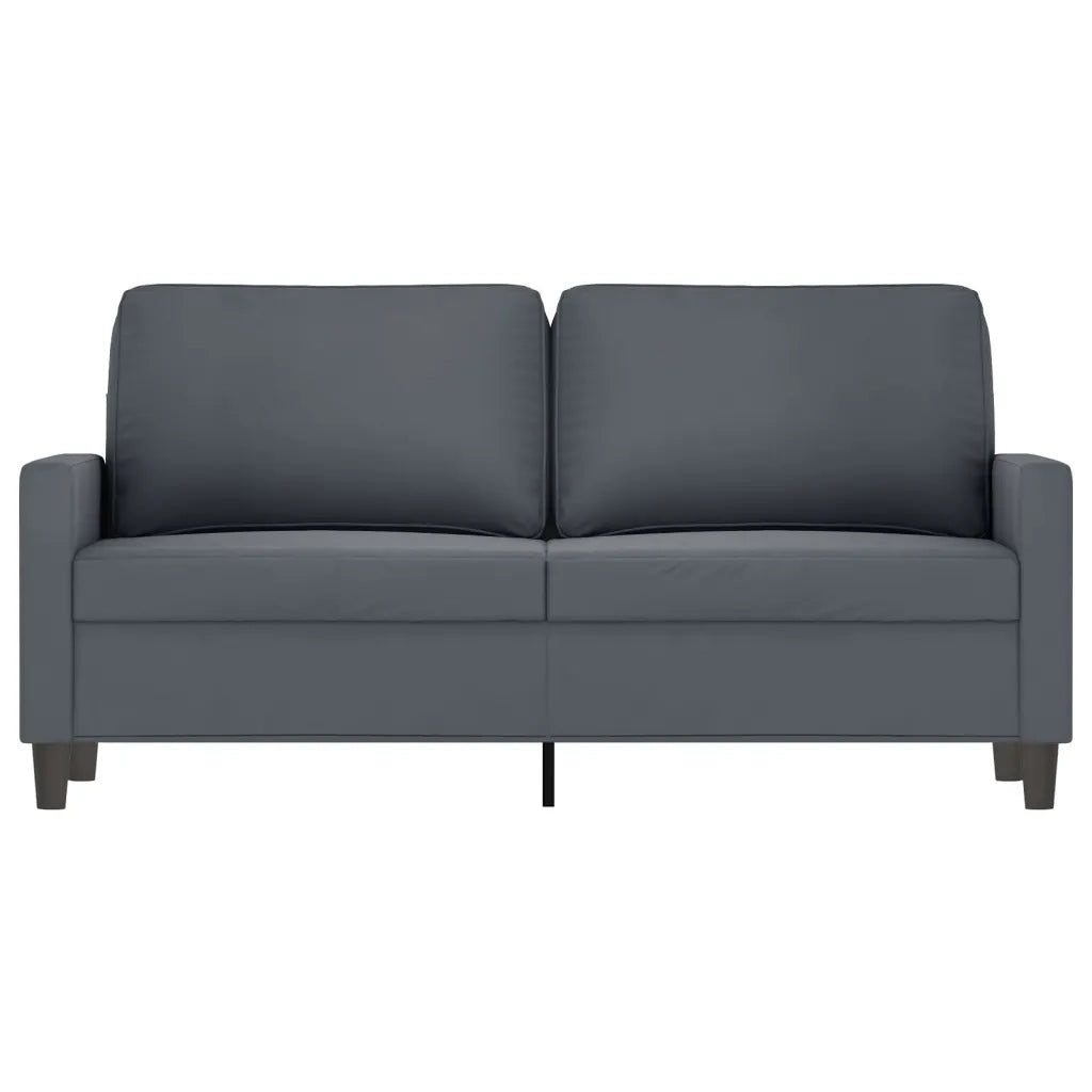 Divano a 2 Posti grigio scuro140 cm in Vellutocod mxl 83237