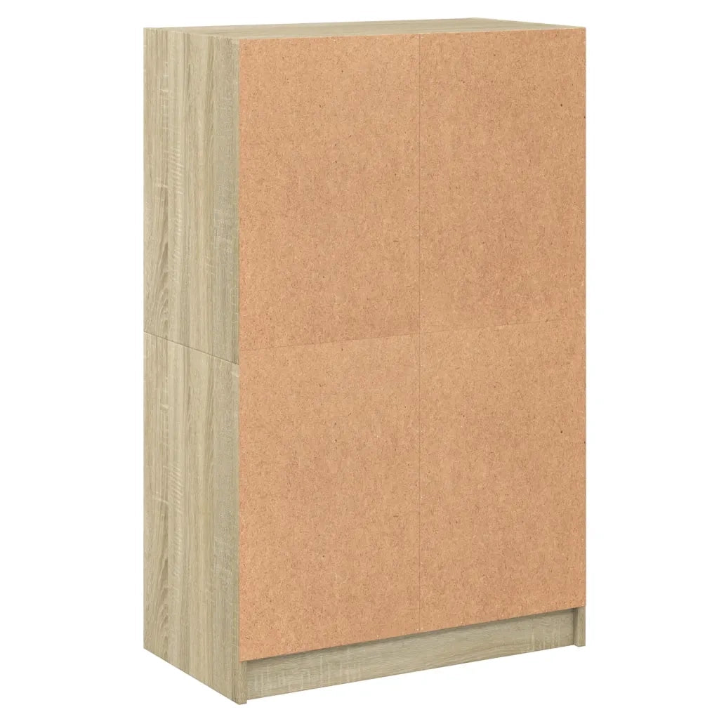 Credenza con Ante Rovere Sonoma 68x37x109 cm Legno Multistrato