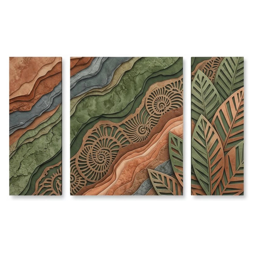 Nalesili, Quadro Materiale Struttura in Tessuto, 90x90h cm Multicolore
