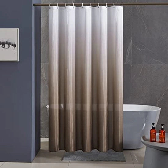 Douchegordijn Antischimmel 200x200cm - Impermeabile all'acqua, Antibatterico, Lavabile - Taupe