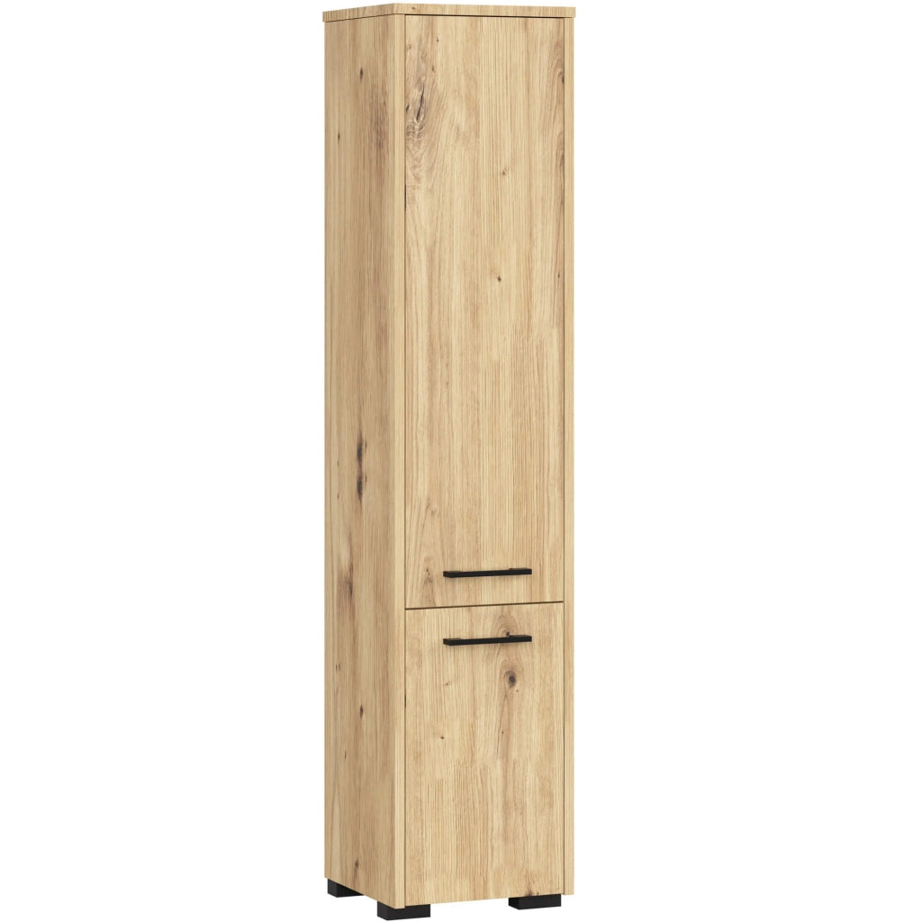 Colonna da bagno AKORD FIN Quercia Artisan 30 cm 2 ante 30x30x140 cm
