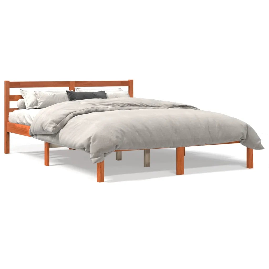 Giroletto Marrone Cera 120x190 cm in Legno Massello di Pinocod mxl 88061