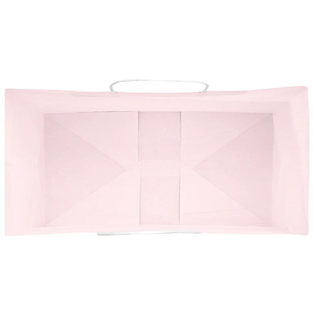 vidaXL Sacchetti di Carta 50 pz con Manici Rosa 21x11x31 cm