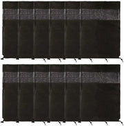 Set di 12 Borse per Scarpe - Tote Acquaprose - Cinte per Scarpe Stoffate - Borse per Scarpe Opvolute e Leggere - Finestrino Translucido - Tela di Alta Qualità - Borsa per Scarpe