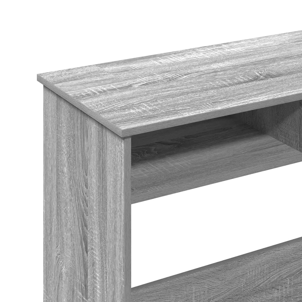 vidaXL Scrivania Grigio Sonoma 80x40x75 cm in Legno Multistrato