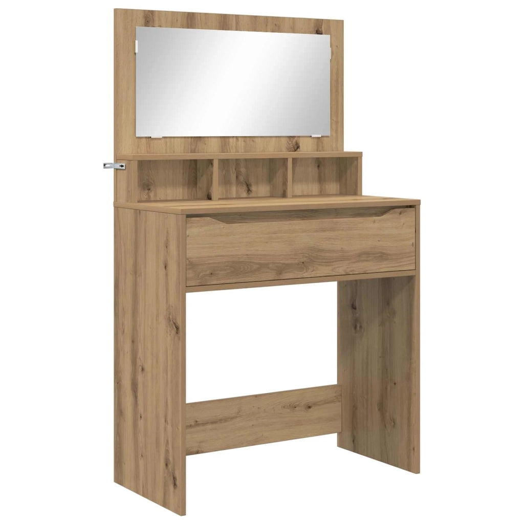 Tavoli da Trucco per Camera da Letto Rovere artigianale 888986