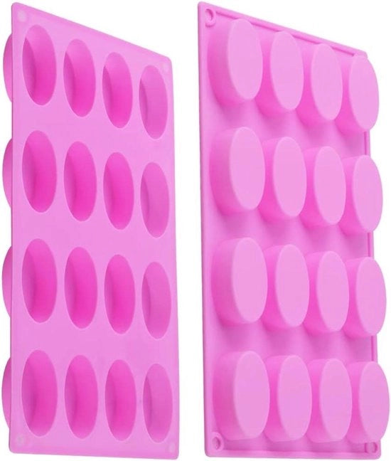 Saponi in forma di silicone - Manufatti a mano e viaggiabili - 16 cavità