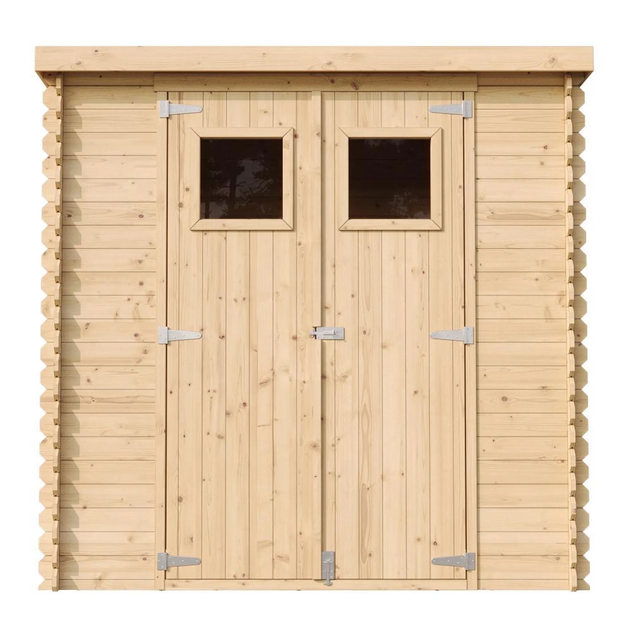 TIMBELA M311+M311G Casetta da Giardino CON PAVIMENTO TRATTATO - 2.22m2