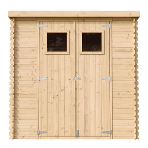 TIMBELA M311+M311G Casetta da Giardino CON PAVIMENTO TRATTATO - 2.22m2