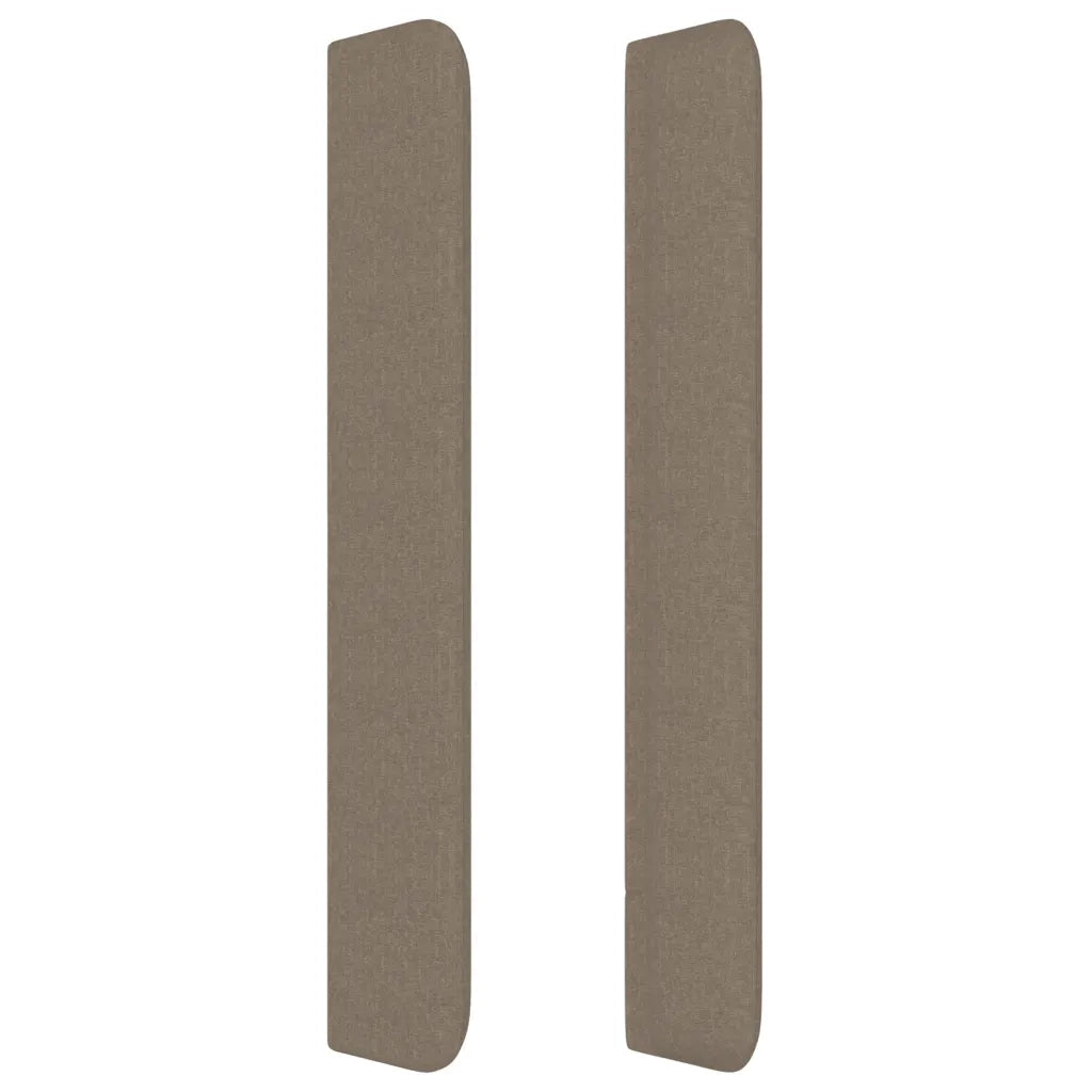 Testiera ad Orecchio Tortora 183x16x118/128 cm in Tessuto 3120032