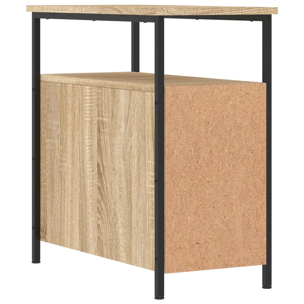 Comodini 2 pz-Set di 2 Tavolino da notte Rovere Sonoma 30x60x60 cm in Legno Multistrato 768805