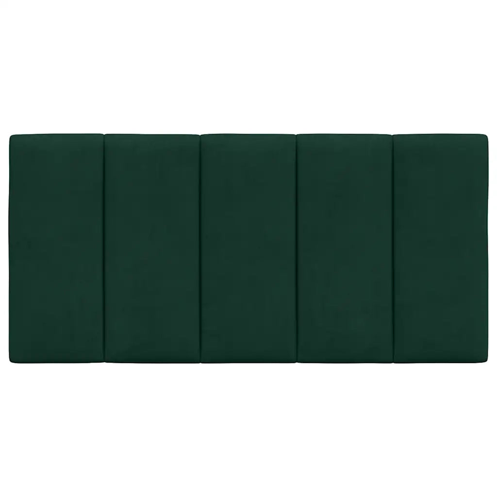 Cuscino Testiera Hanko Verde Scuro 100 cm in Velluto CFW7839320