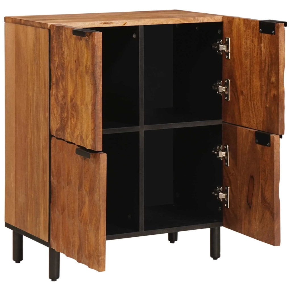 Credenza con porta Finitura Marrone Acacia 60 x 33 x 75 cm 4017926