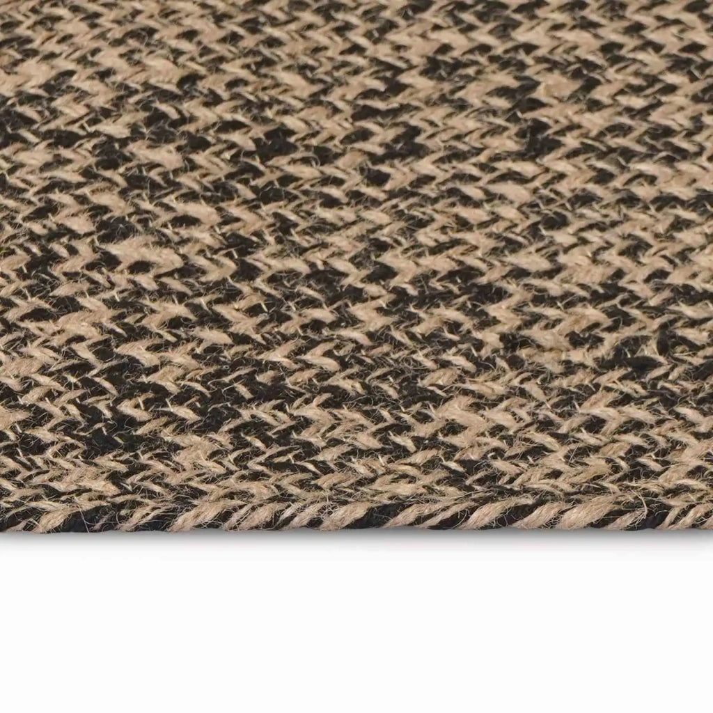 Tappeti per area Nero 122 x 183 cm Juta