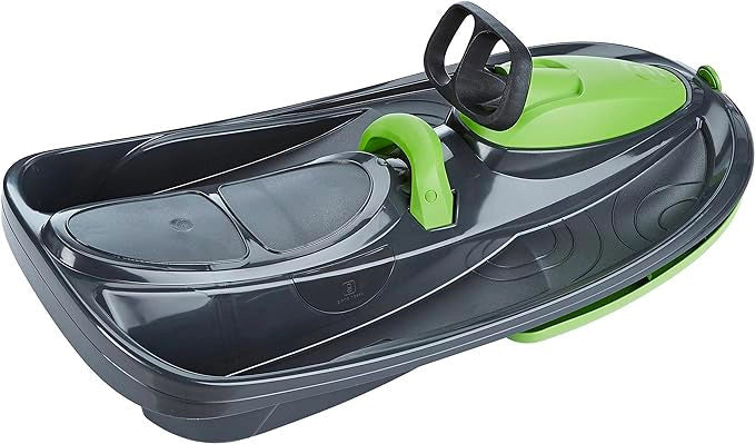 Bob Slittino da Neve 98x56x30 cm 2 Posti Stratos Antracite