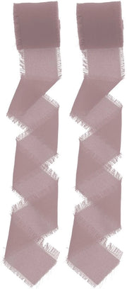 Cadeaulint 4 cm di larghezza - 2 Rotoli - Rosa/Blu Decorazione - Polyester Duraturo - 10 m Lunghezza - Orlo a mano con Frange - Cadeaulint Decorativo