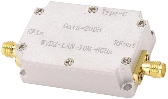 Ricevitore di segnale Premium Qualità - Ricezione GPS/FM radio - Utilizzo Versatile - Lega di Alluminio - 20 dB di Amplificazione - Alta Precisione - Amplificatore di Segnale