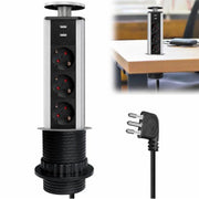 EcoPrice Multipresa 3Schuko 10/16A 2USB-A +Spina 16A