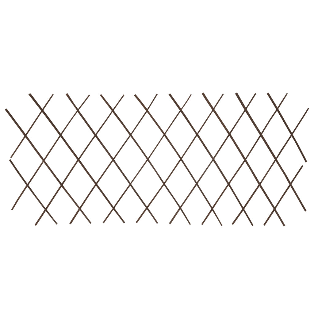 Recinzione a Traliccio in Salice 5 pz 180x60 cm 146072