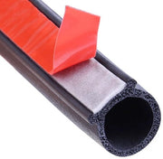 Kit di sigillatura per porte auto - Striscia di sigillatura acqua - Sigillatura per porte auto - Sigillatura per rumore - Sigillatura per polvere - Autoadesivo - Forma D - 14mm x 12mm - Sigillatura per porte auto