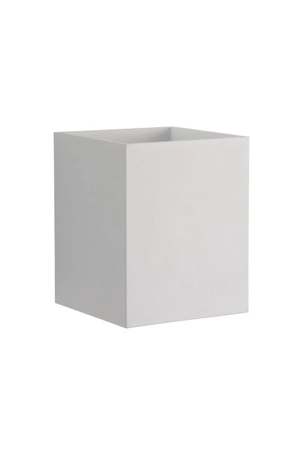 Lucide Xera applique bianca in alluminio G9 42W 10x10cm