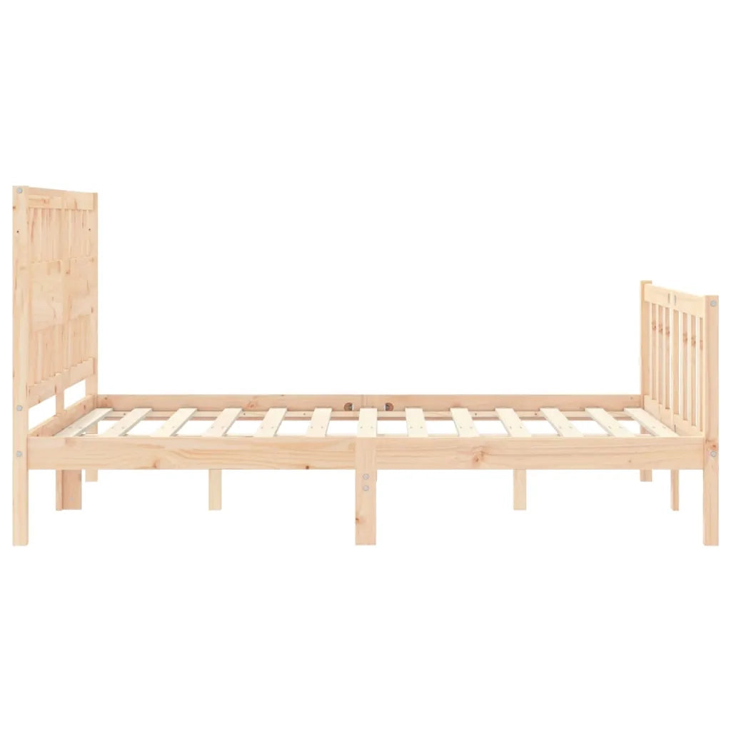 Giroletto senza Materasso-Struttura Letto 120x200 cm in Legno Massello di Pino 921245