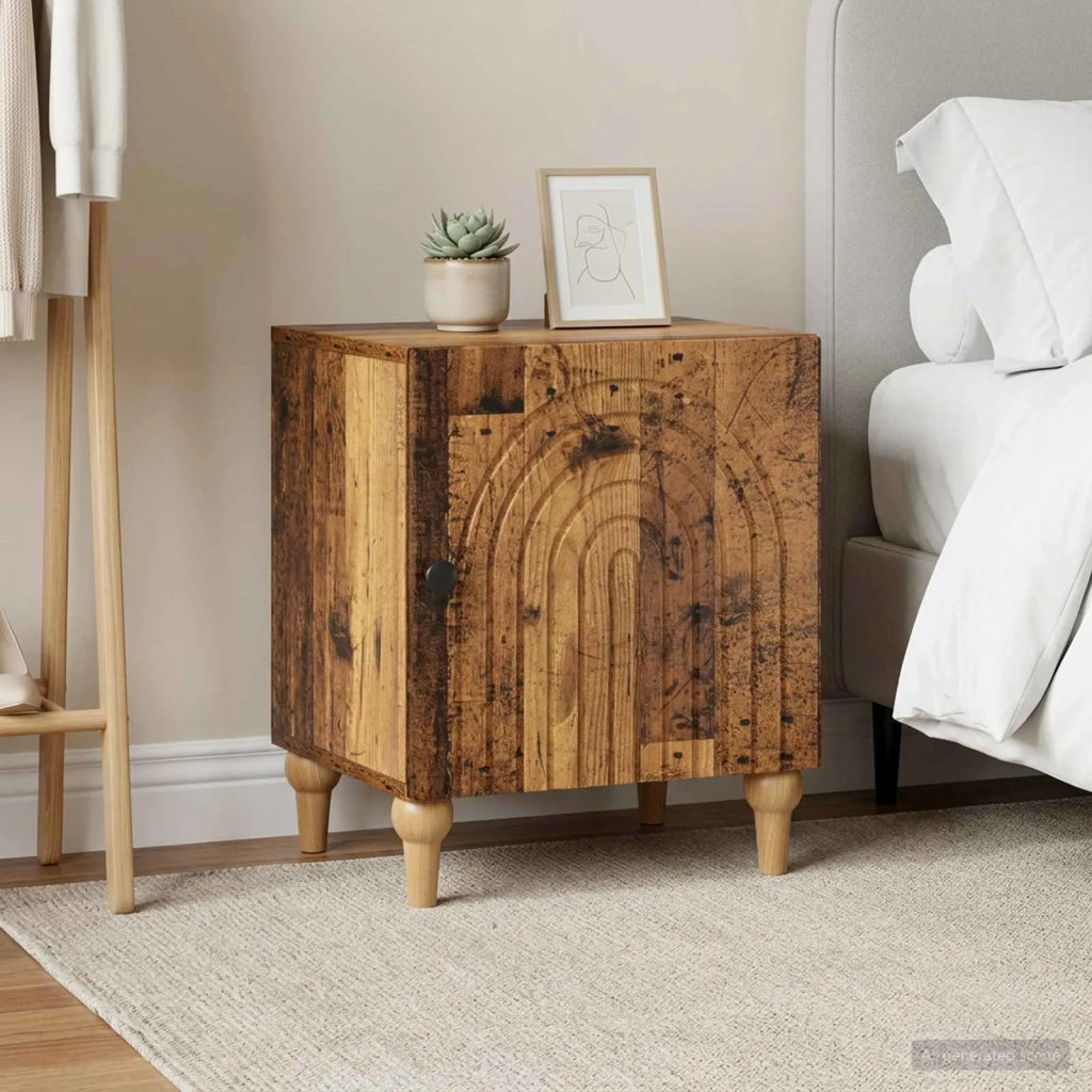 Armadio da Notte 2 pcs Legno antico 43 x 34,5 x 50 cm 894122