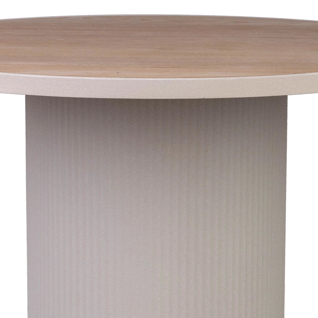 Tavolino in metallo e legno 65x65x60,5h cm