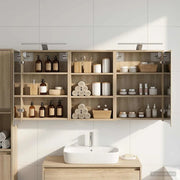 Set di Armadi da Bagno con lo scaffale 3 pcs 126 x 16 x 62.5 cm 3403834