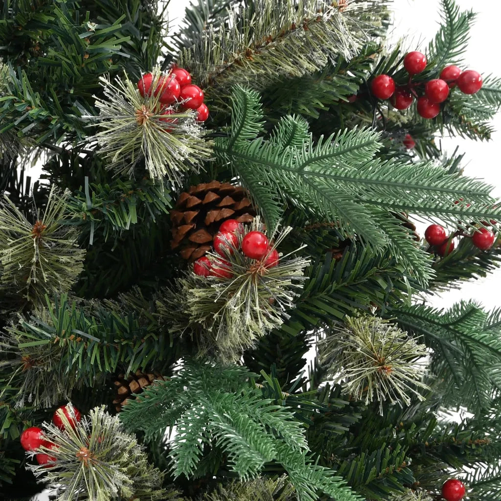 Albero di Natale con Pigne Verde 150 cm in PVC e PE 340526