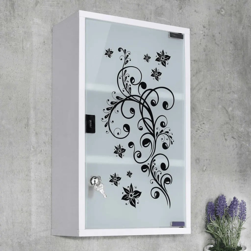 HI Armadietto per Medicinali 30x15x50 cm in Acciaio Inossidabile 423972