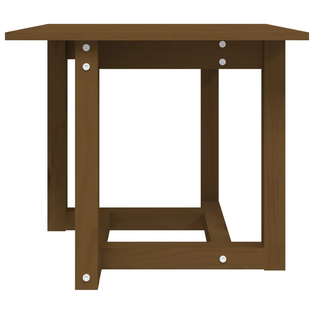 Tavolino da Salotto-Tavolino da soggiorno-Tavolo Ambra 50x50x45 cm in Legno Massello di Pino