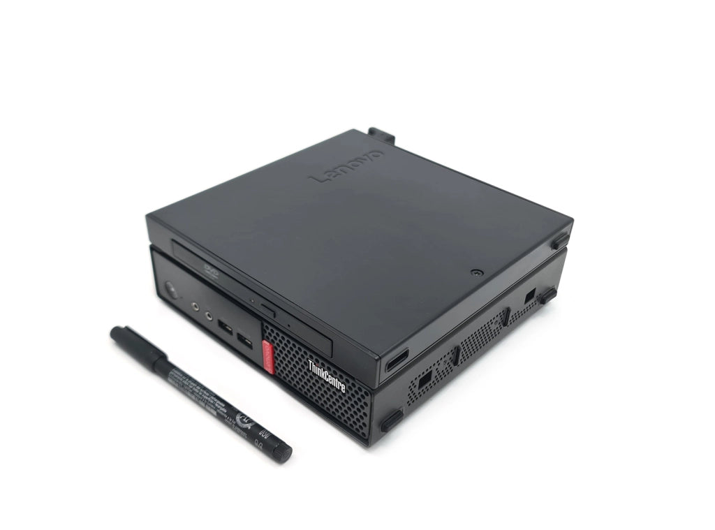 Mini Pc - Lenovo ThinkCentre M910q Tiny Cpu I3 7100T Ram 8Gb SSD 256Gb e HDD 500GB Windows 11 Pro Unità Ottica - Ricondizionato