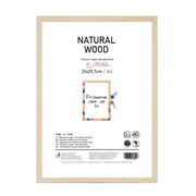 Cornice Portafoto da Parete Natural Wood A4 29,7 x 21 cm
