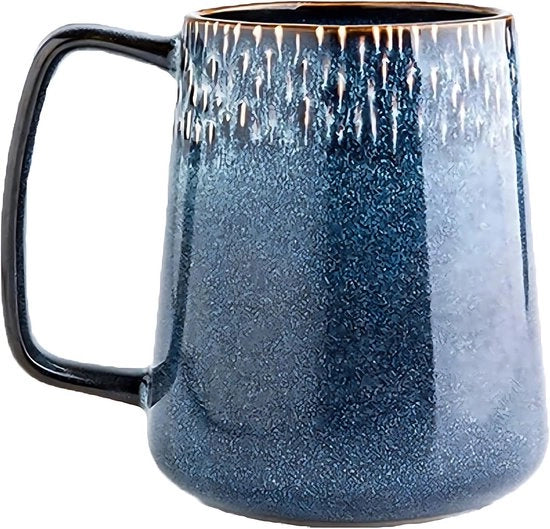 Caffè e tè grande ciotola ceramica da 700 ml con manico, ideale per cappuccino e colazione