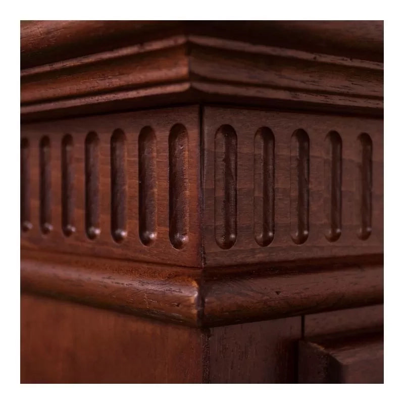 Madia credenza classica 3 porte legno tinta noce 150x47x96 - Mobili 2G