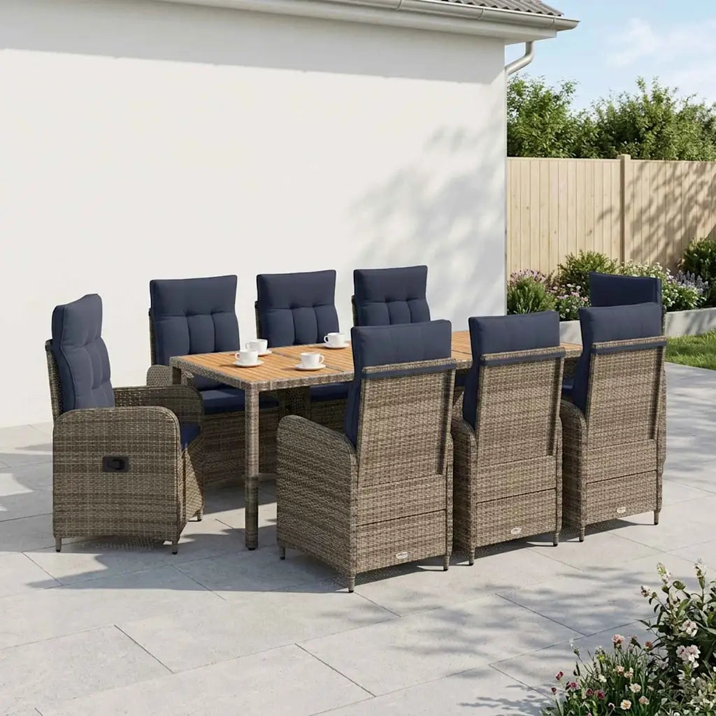 Set da pranzo per esterni 9 pz 3422291