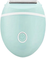 Scheerapparaat elettrico per donne: compatta, senza cavo, rasatura umida e secca, corpo liscio, trimmer doppio - linea bikini, veloce e facile da trasportare. (Verde)