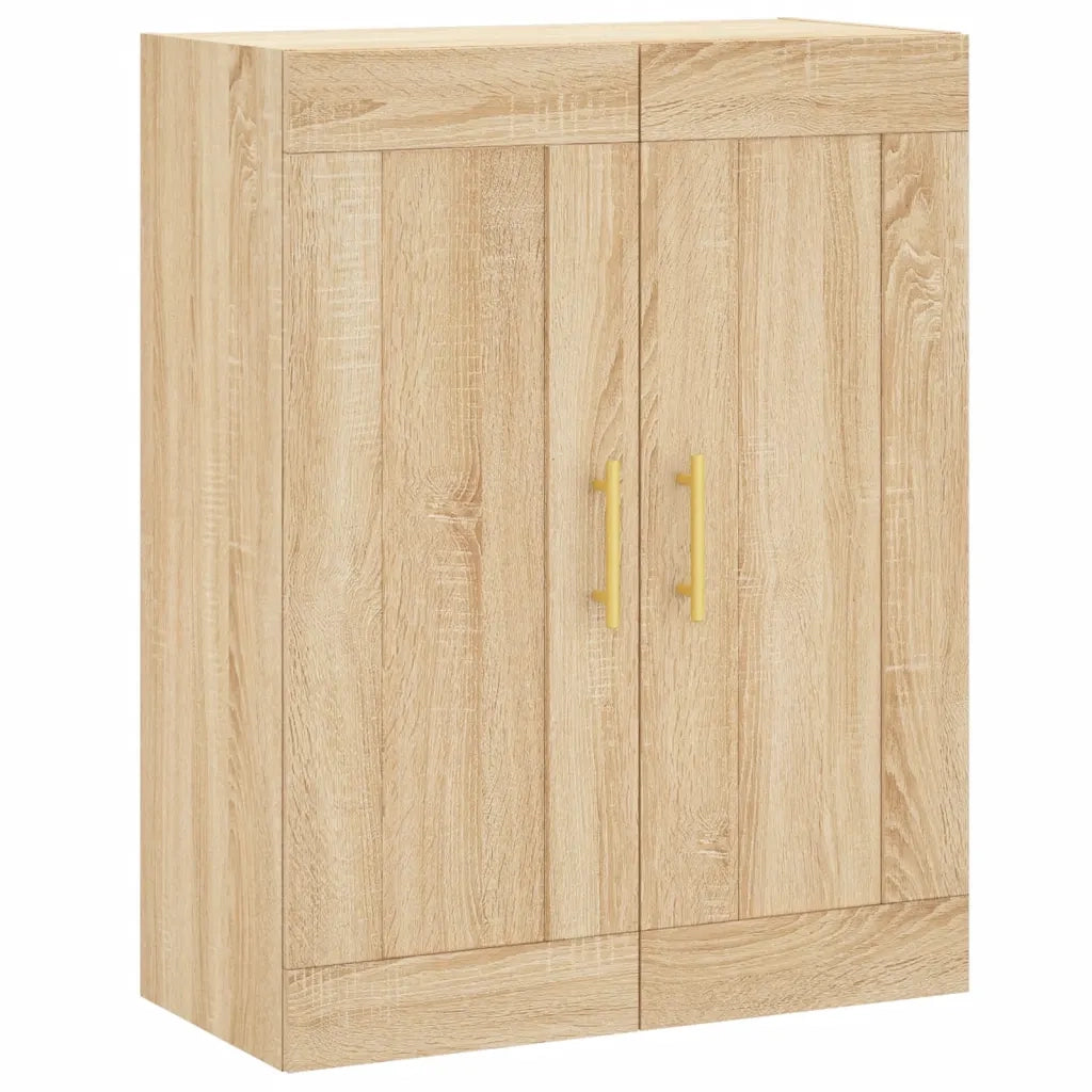 Credenza-Buffet-Armadio da cucina Rovere Sonoma 69,5x34x180 cm in Legno Multistrato 797638