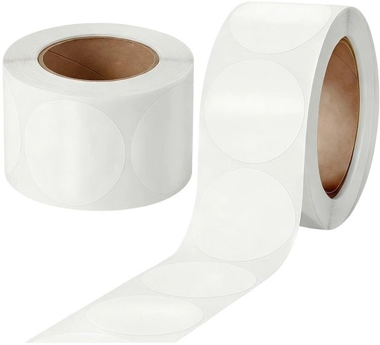 Etichette di Sigillatura per Envelope 1000 pezzi - Cerchio Ronde - Sigillatura a Membrana - Etichette per Sticker - Per Envelope - Scatola e Pacco di Regalo - Etichette