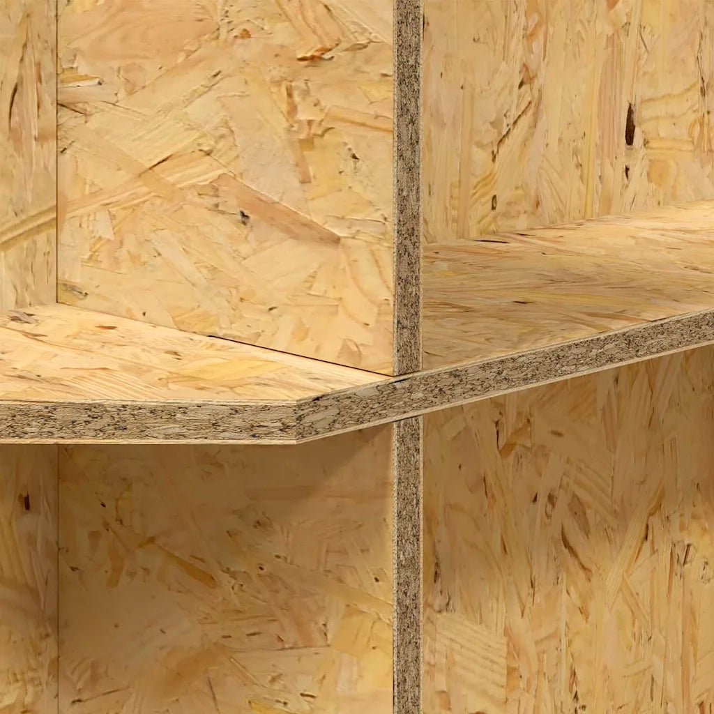 Base per Terrario con lo scaffale Marrone 60 x 30 x 50 cm OSB CFW7121144