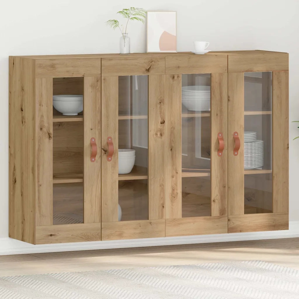 Armadi da Parete 2 pz Rovere artigianale 69,5 x 34 x 90 cm CFW5914677