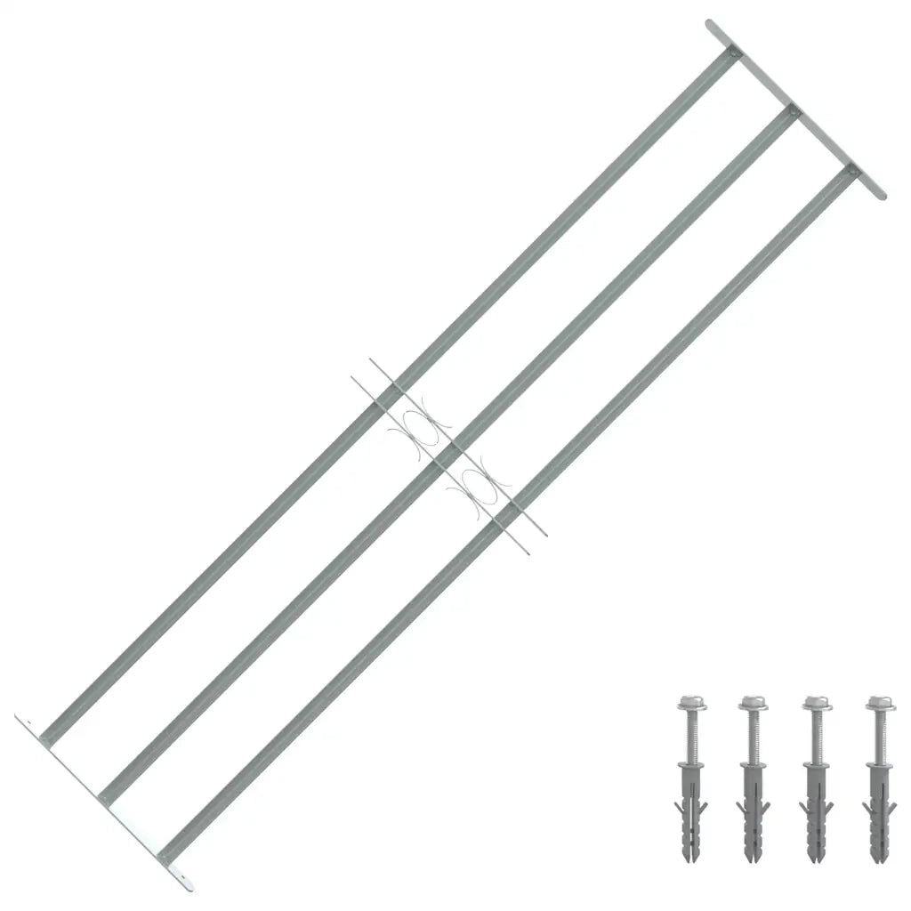 Grate per Finestre Regolabili 3 Barre Trasversali 1000-1500 mm cod mxl 65233