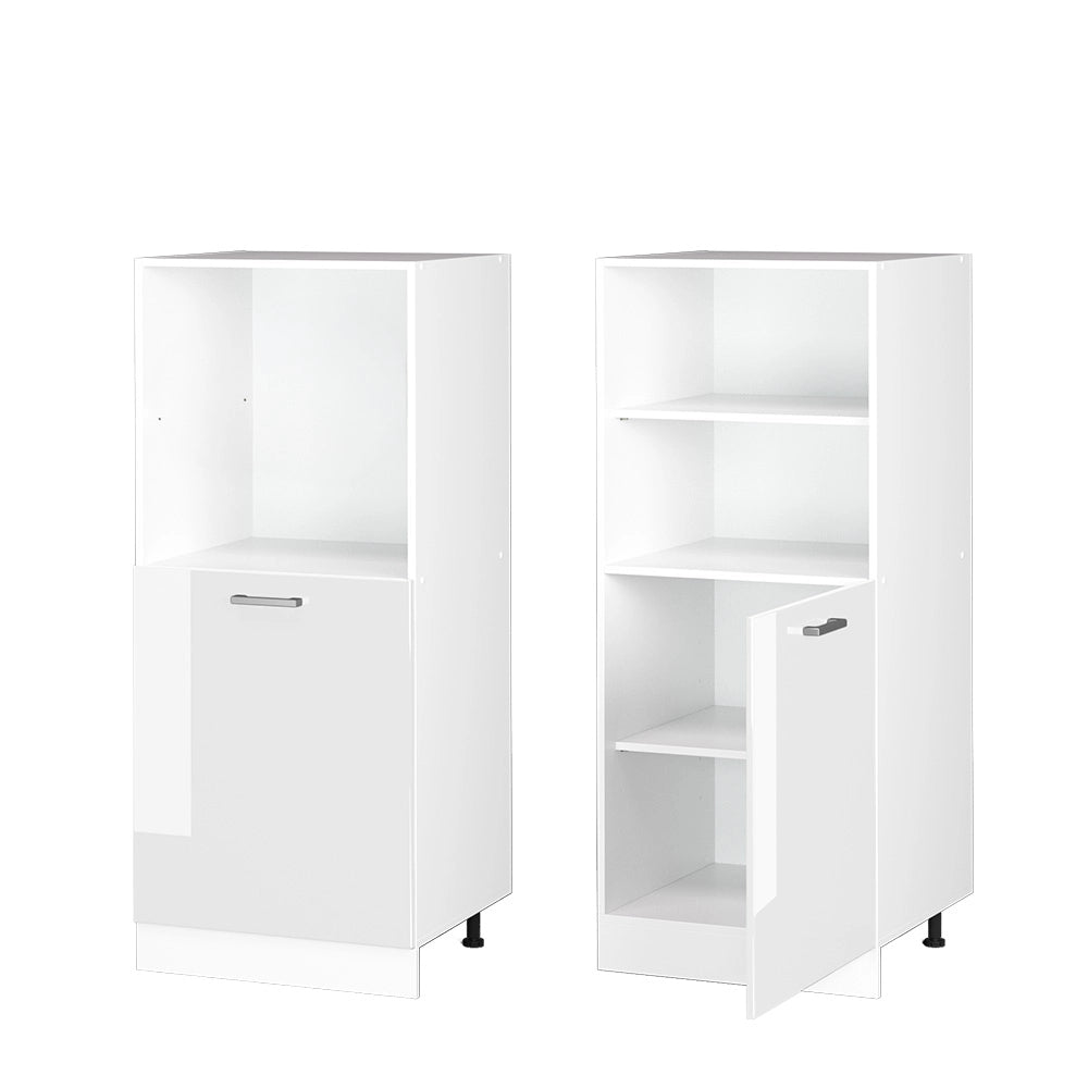 Vicco Mobile per forno da incasso Bianco lucido 60 cm